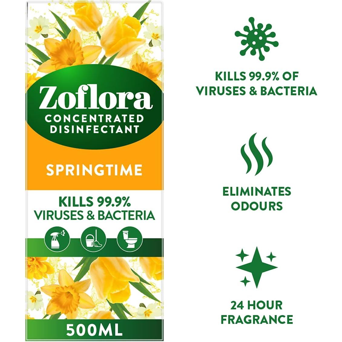 "Zoflora" Koncentruotas Dezinfekantas 500ml - Springtime
