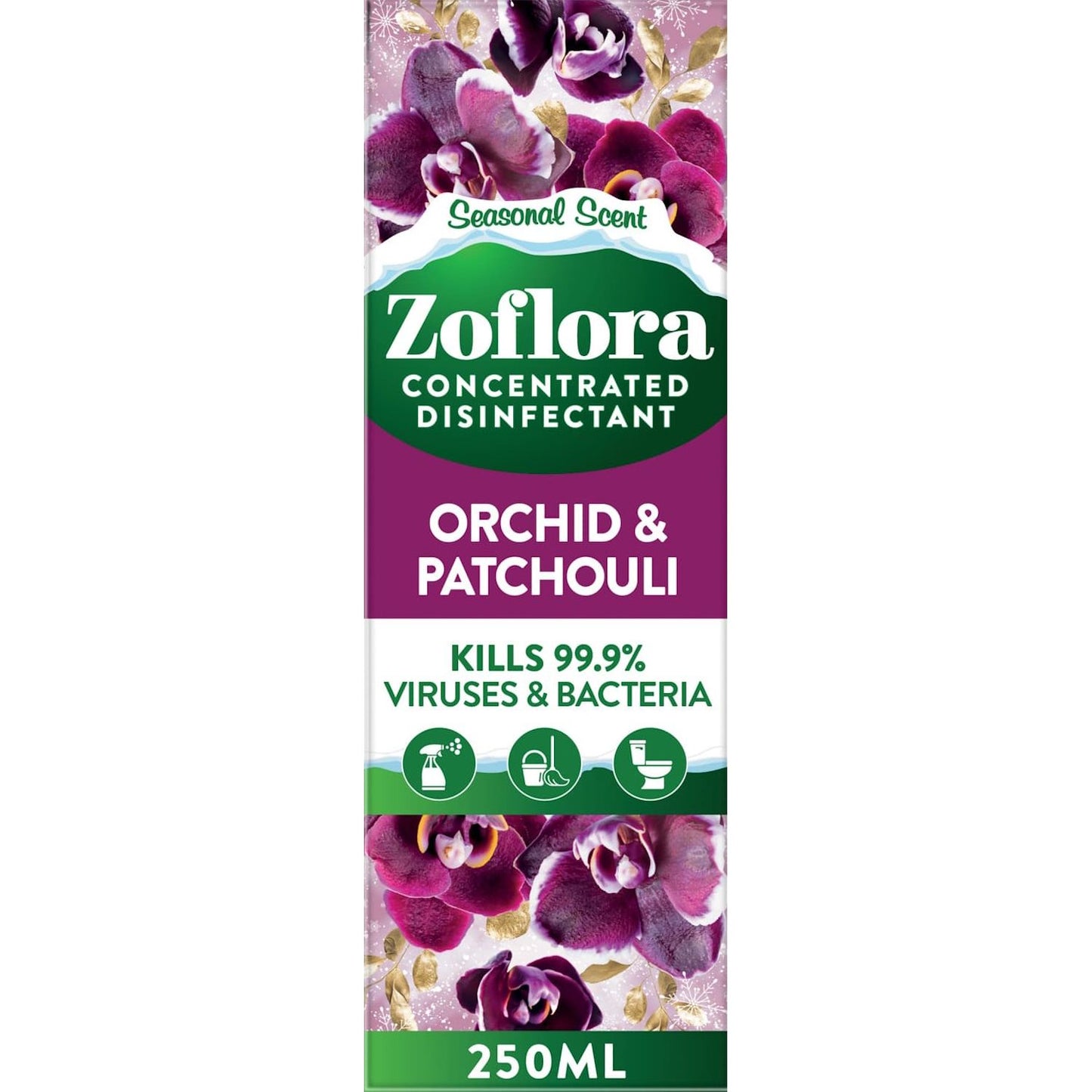 "Zoflora" Koncentruotas Dezinfekantas 250ml - Orchid & Patchouli