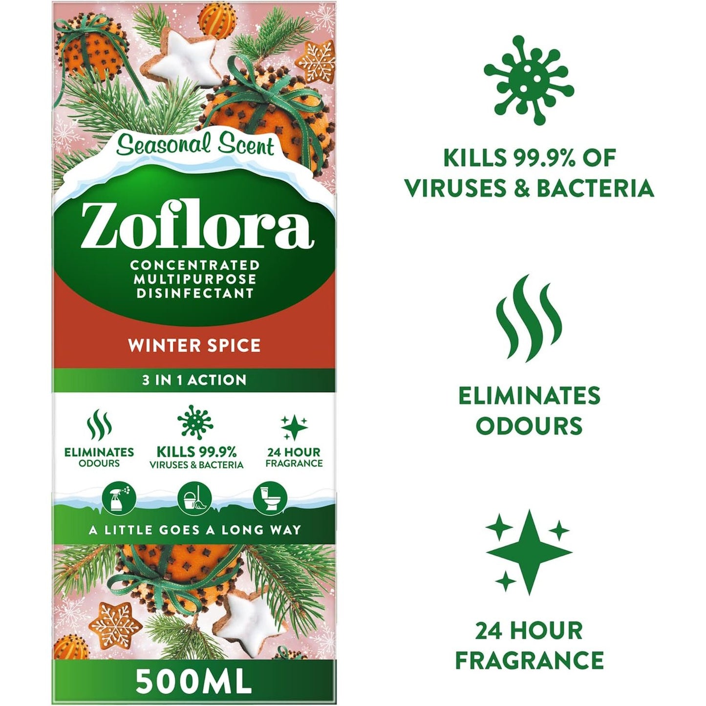 "Zoflora" Koncentruotas Dezinfekantas 500ml - Winter Spice