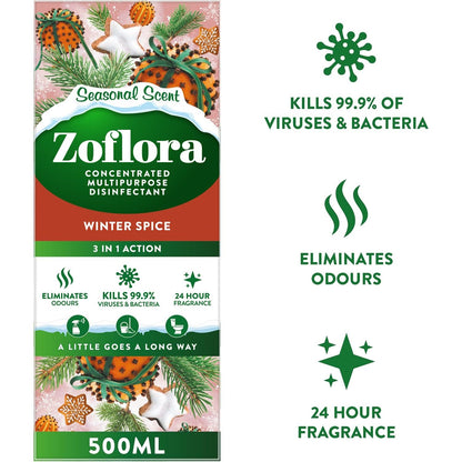 "Zoflora" Koncentruotas Dezinfekantas 500ml - Winter Spice